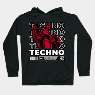 Rave Angel Techno Hardtechno Hoodie